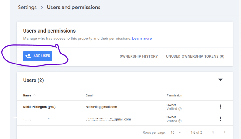 How To Add A User To Your Google Search Console