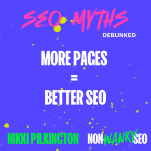 More pages = better seo