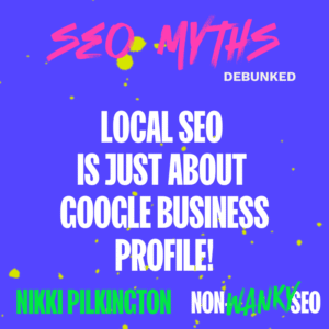 Local seo is just about google business profile!