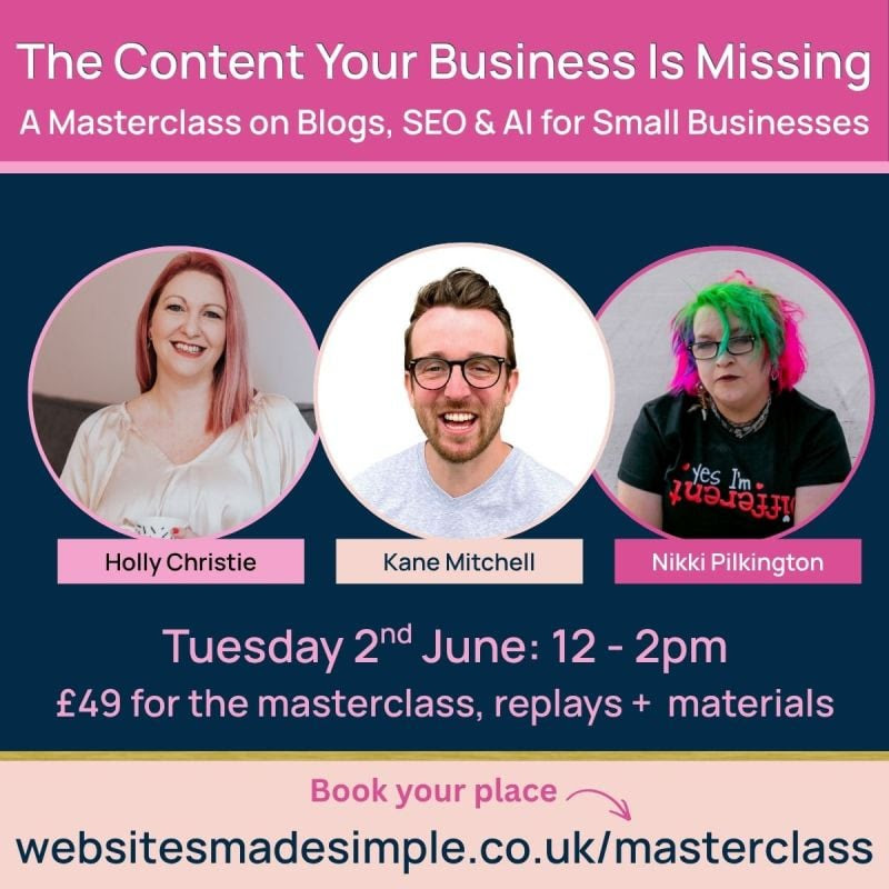 I'm loud, i'm arrogant, and, soz, but i was right Blogging masterclass